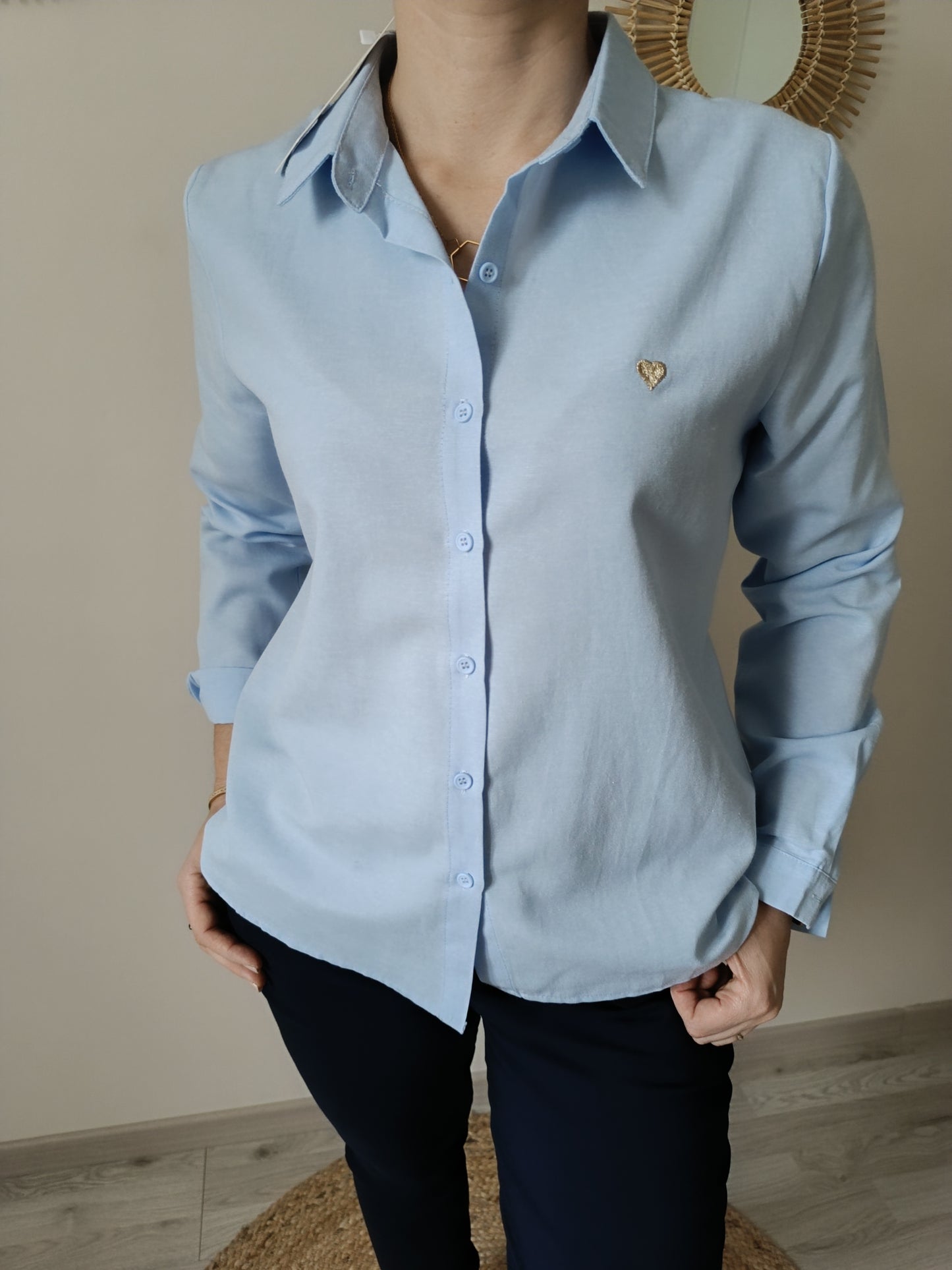 Chemisier Mila bleu