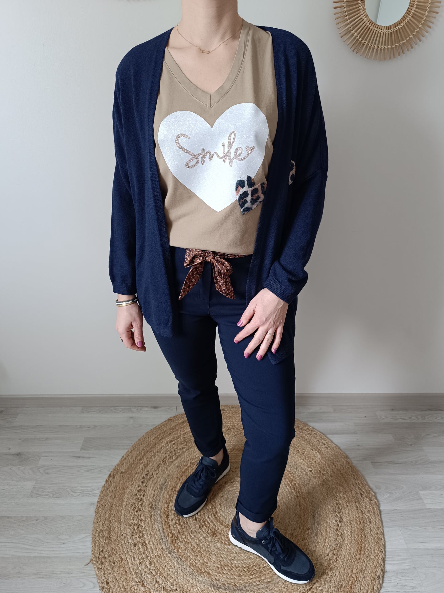 Tee-shirt Ayden camel