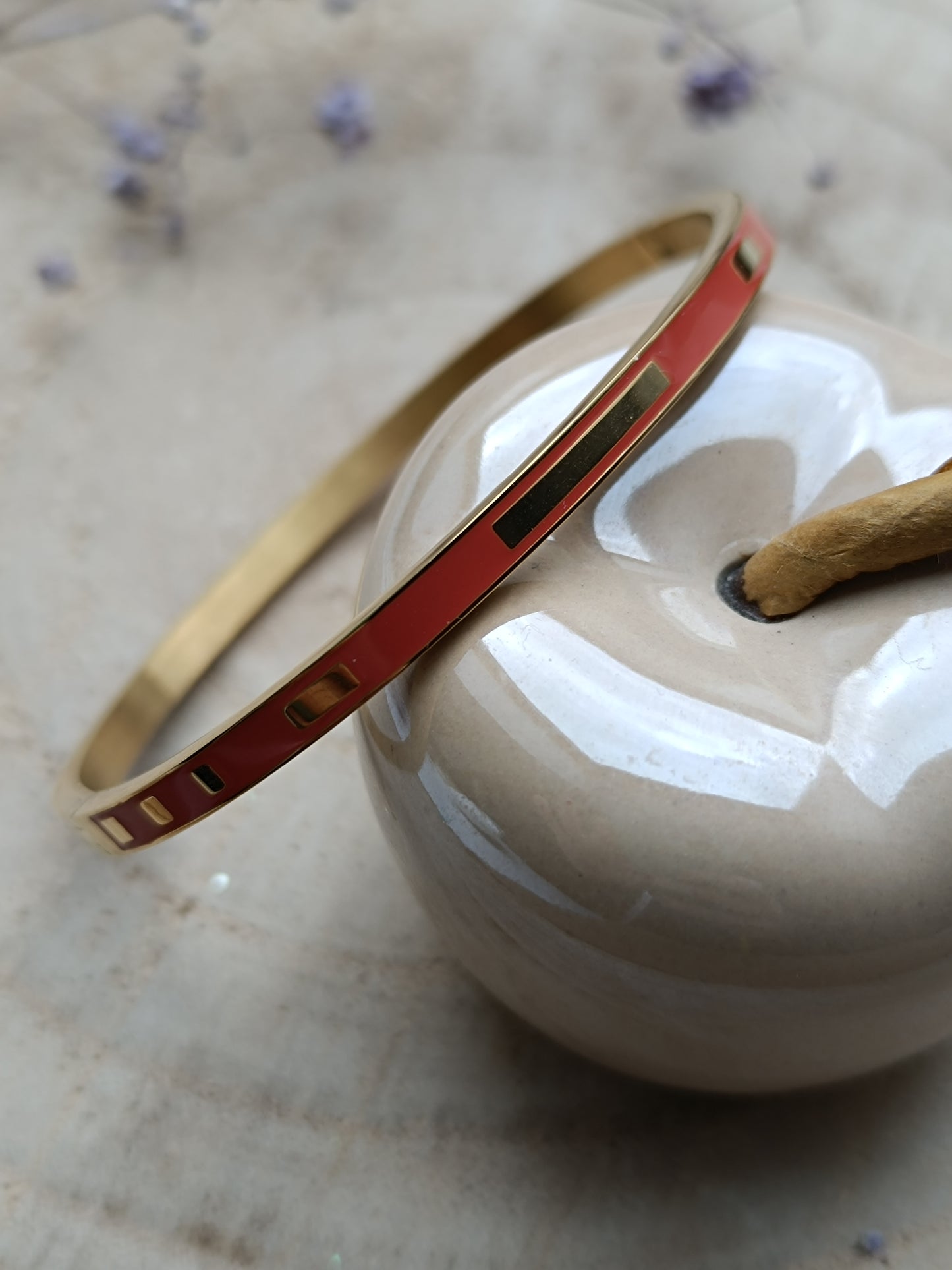 Bracelet Jonc corail