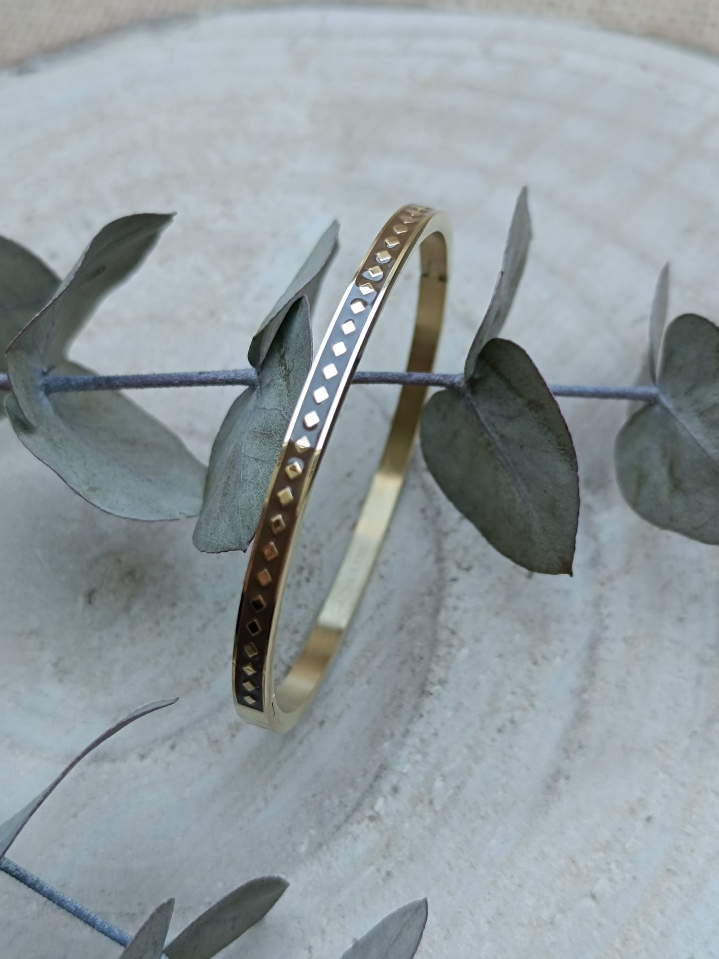 Bracelet Jonc marron