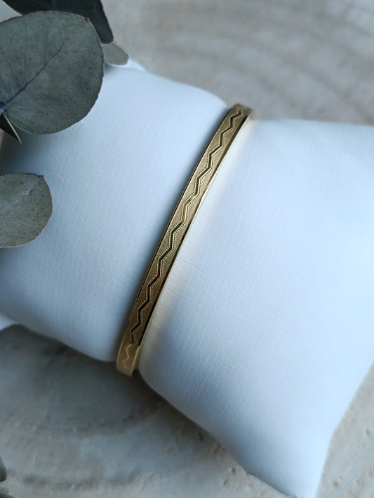 Bracelet Jonc or zig zag