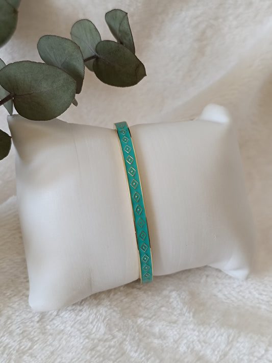 Bracelet Jonc turquoise