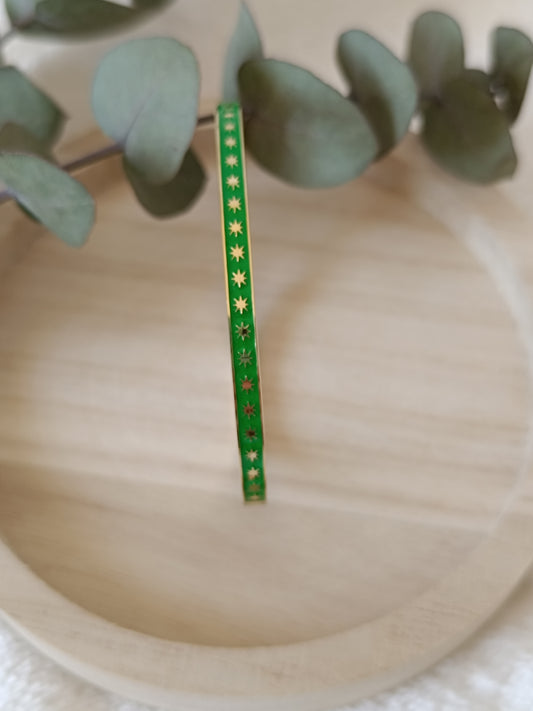 Bracelet Jonc vert