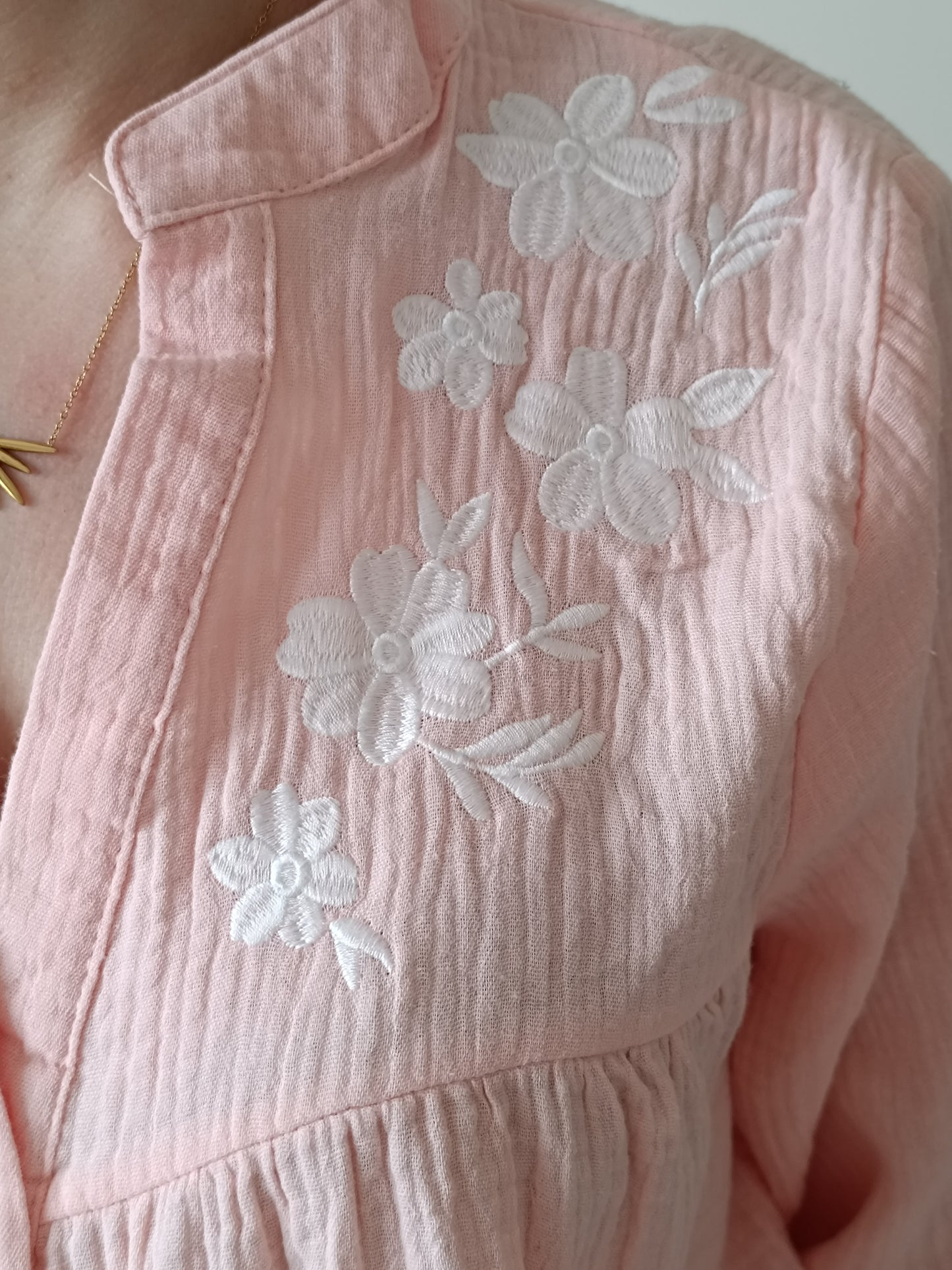 Chemisier Céléna Abricot