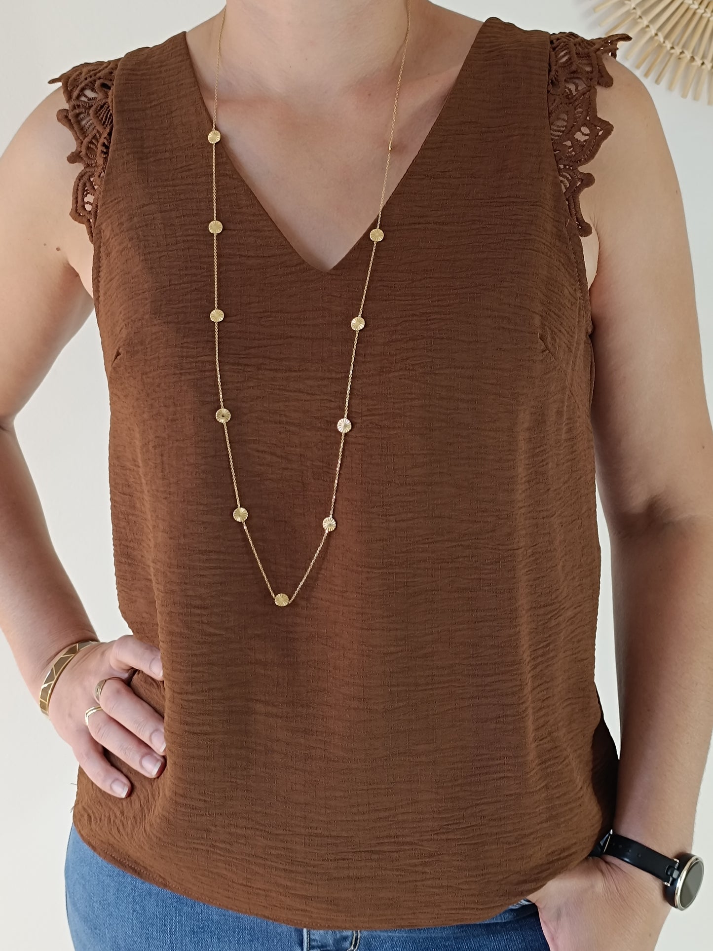 Blouse Kélia marron