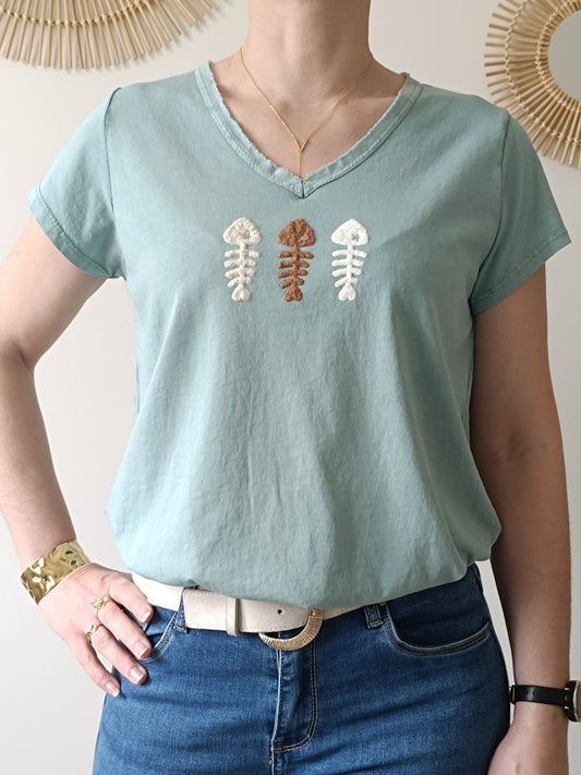 Tee-shirt Sami Céladon