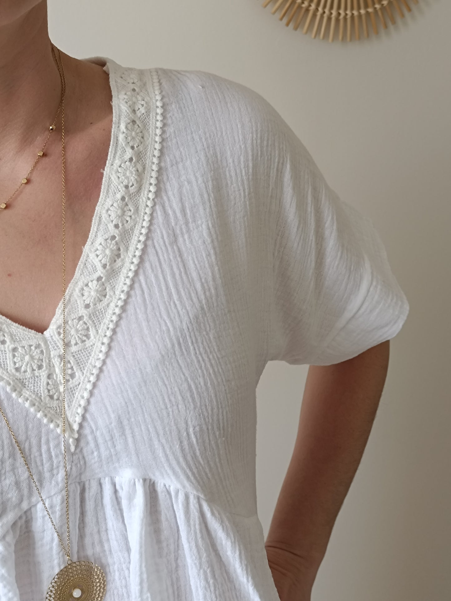 Robe Margaux blanche