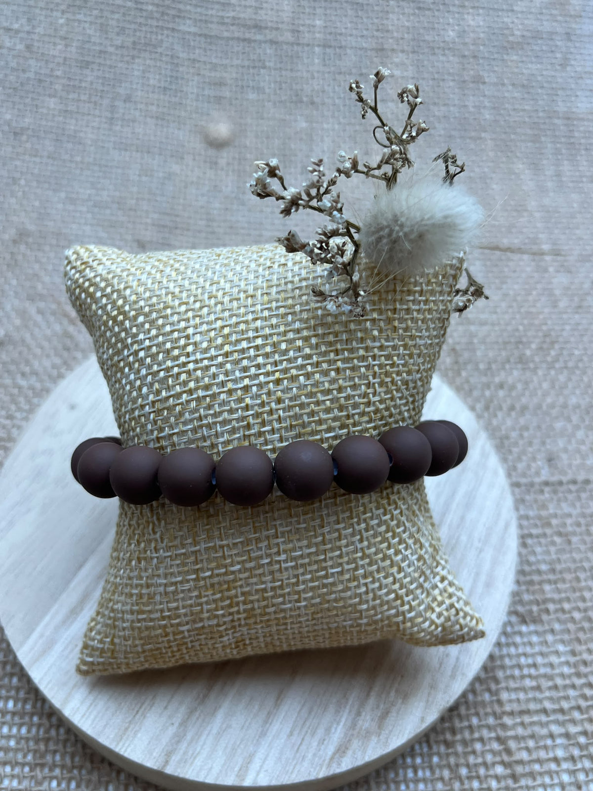 Bracelet élastique chocolat