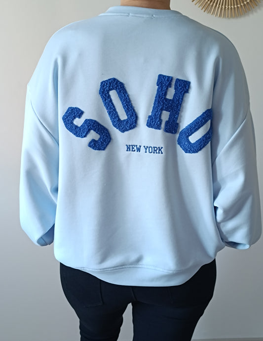 Sweat Soho bleu