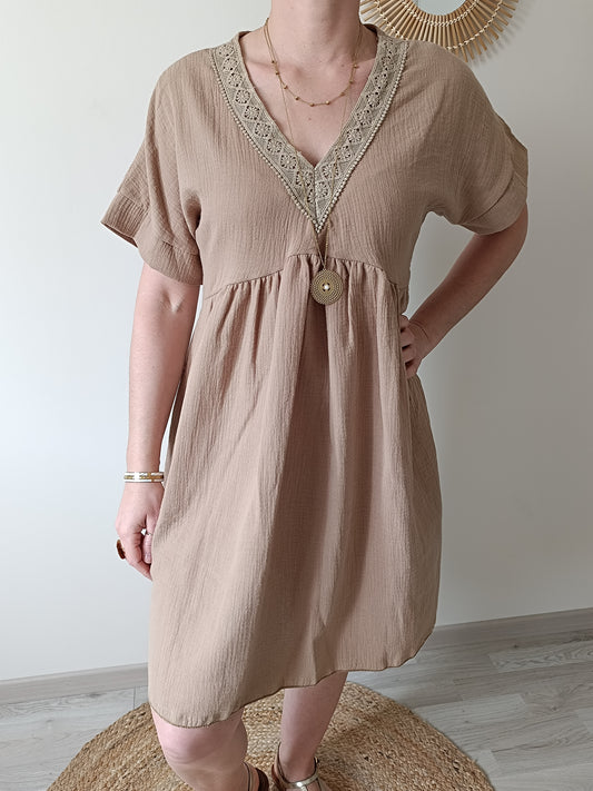 Robe Margaux Camel
