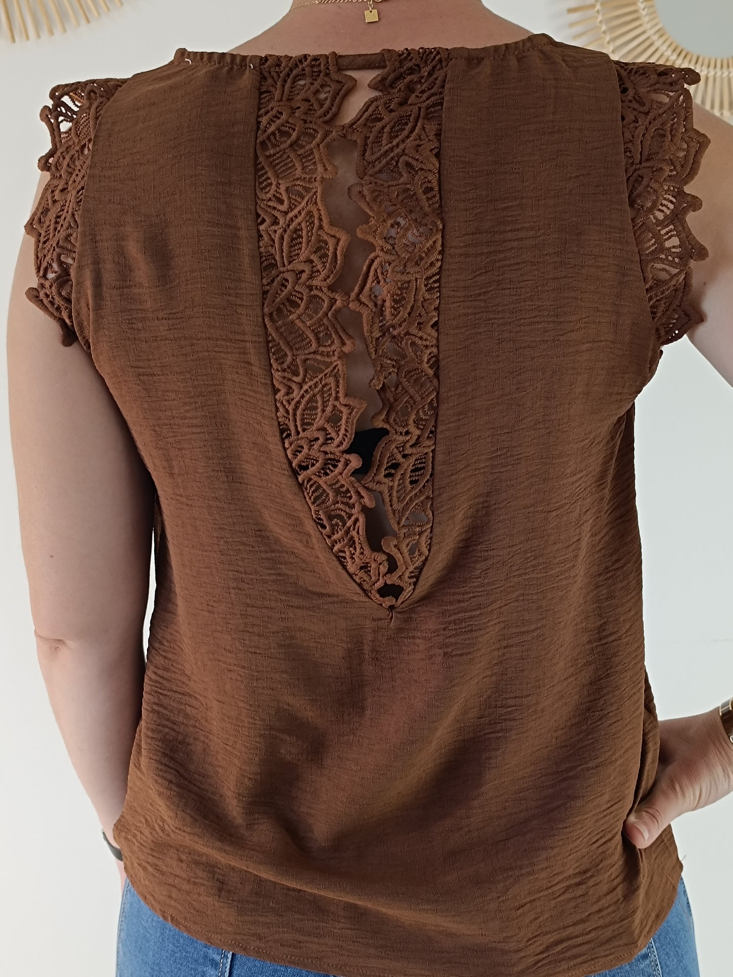Blouse Kélia marron