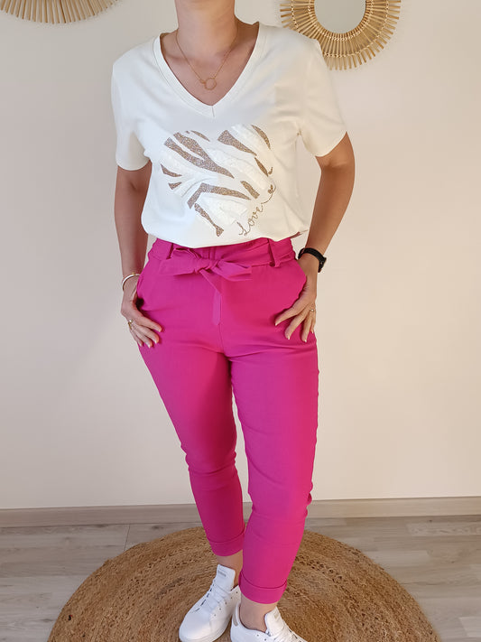 Pantalon Sacha Fuchsia