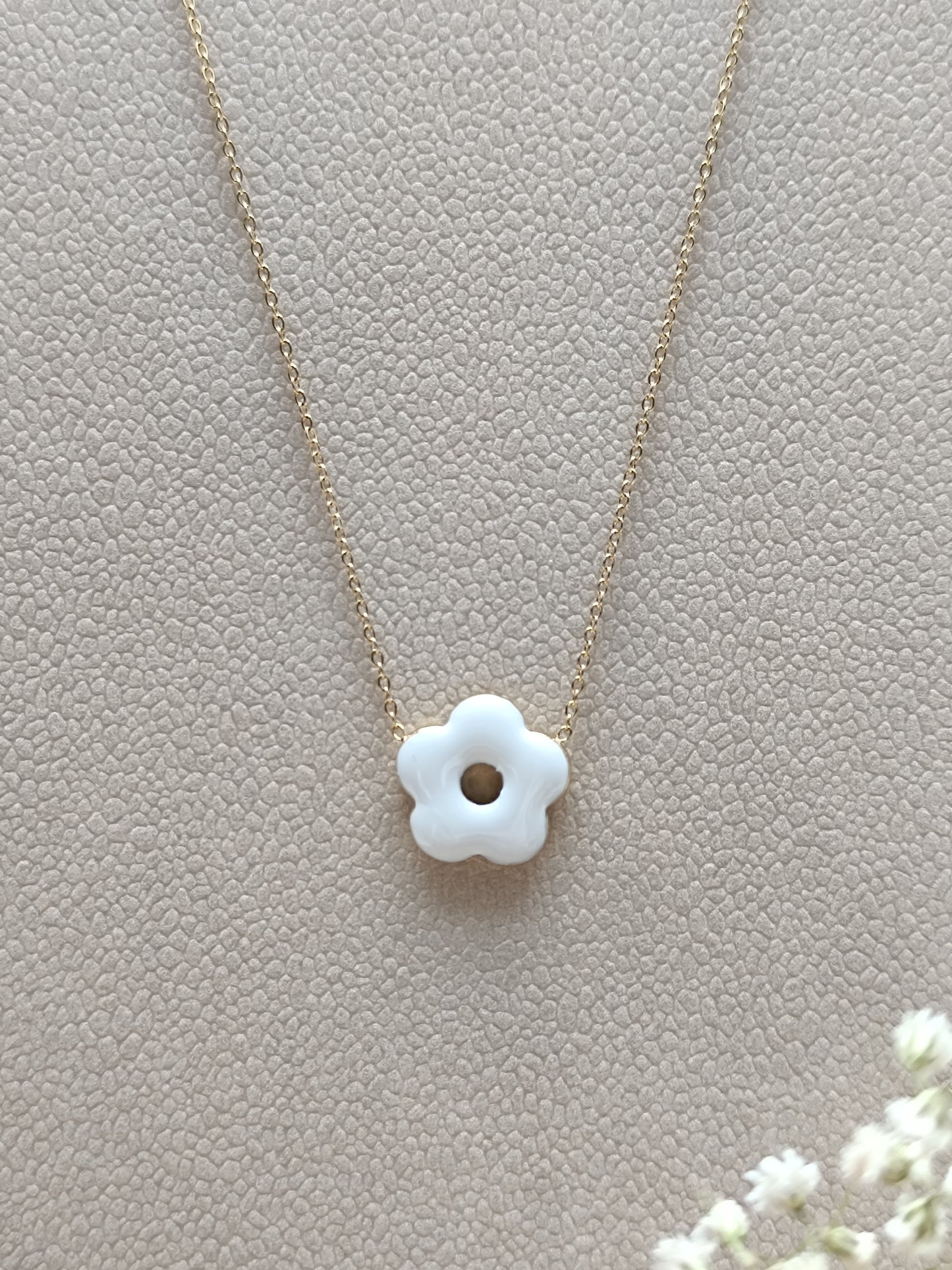 Collier Hermione blanc