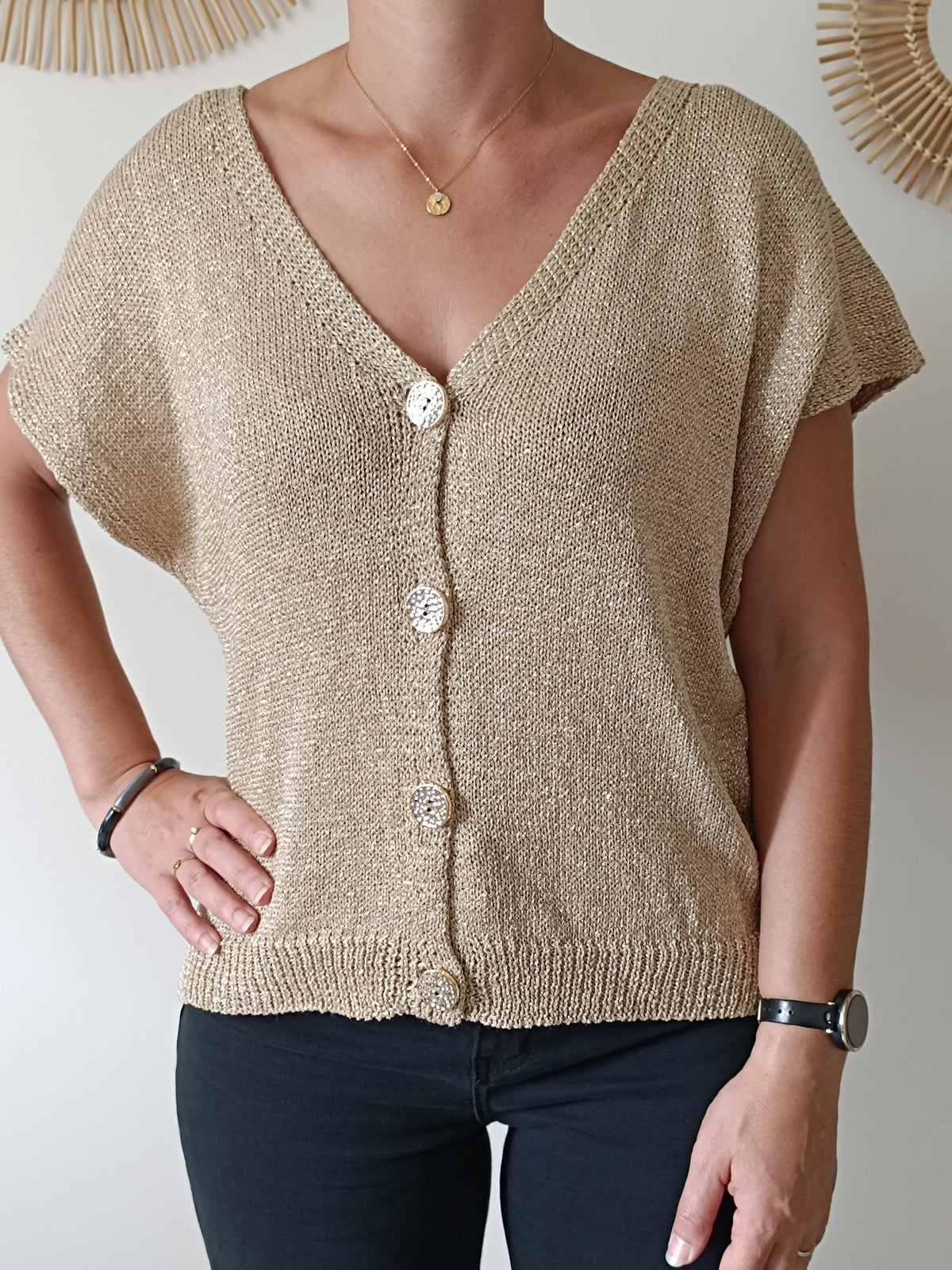 Gilet James beige