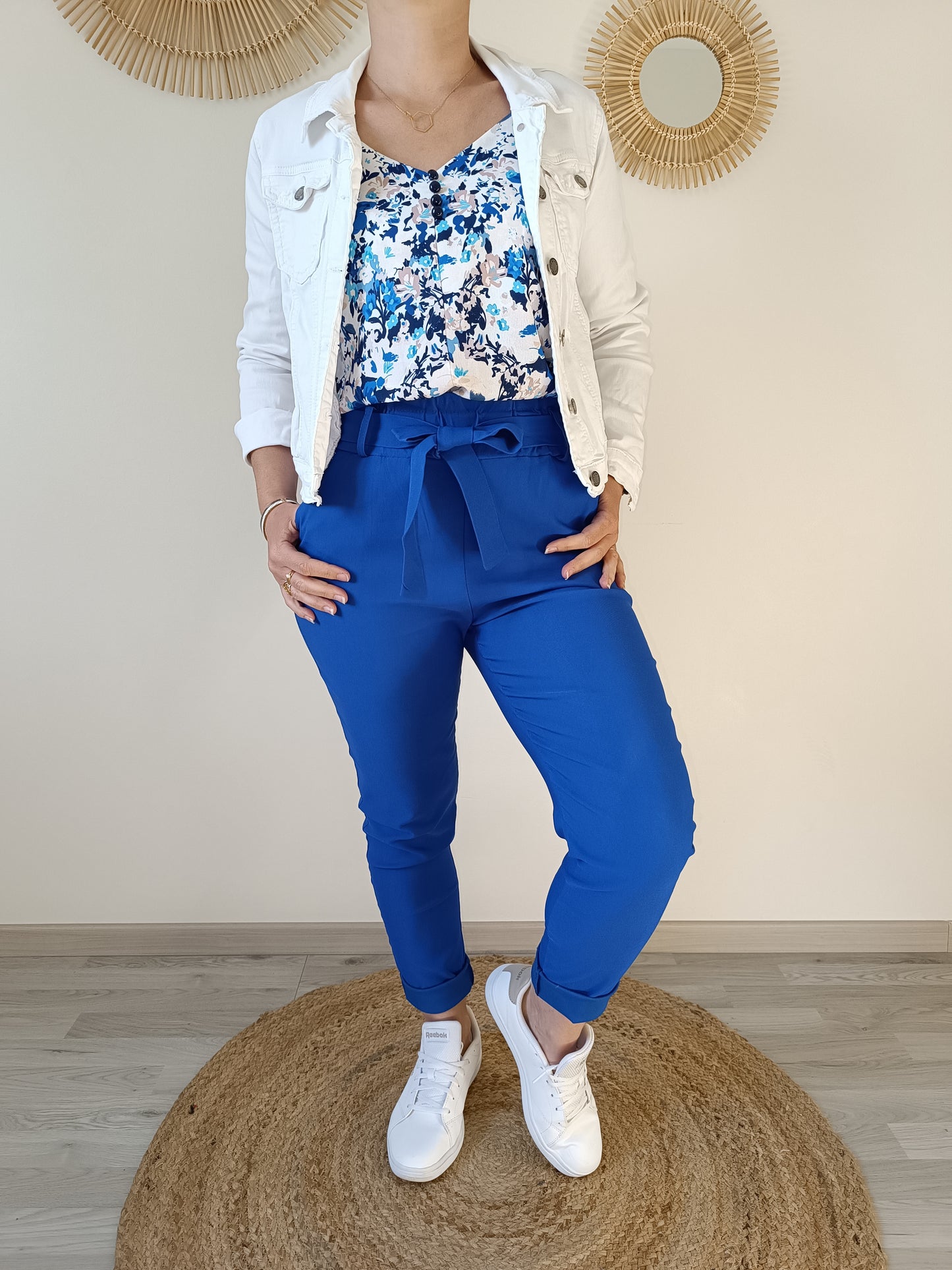 Pantalon Sacha Bleu roi
