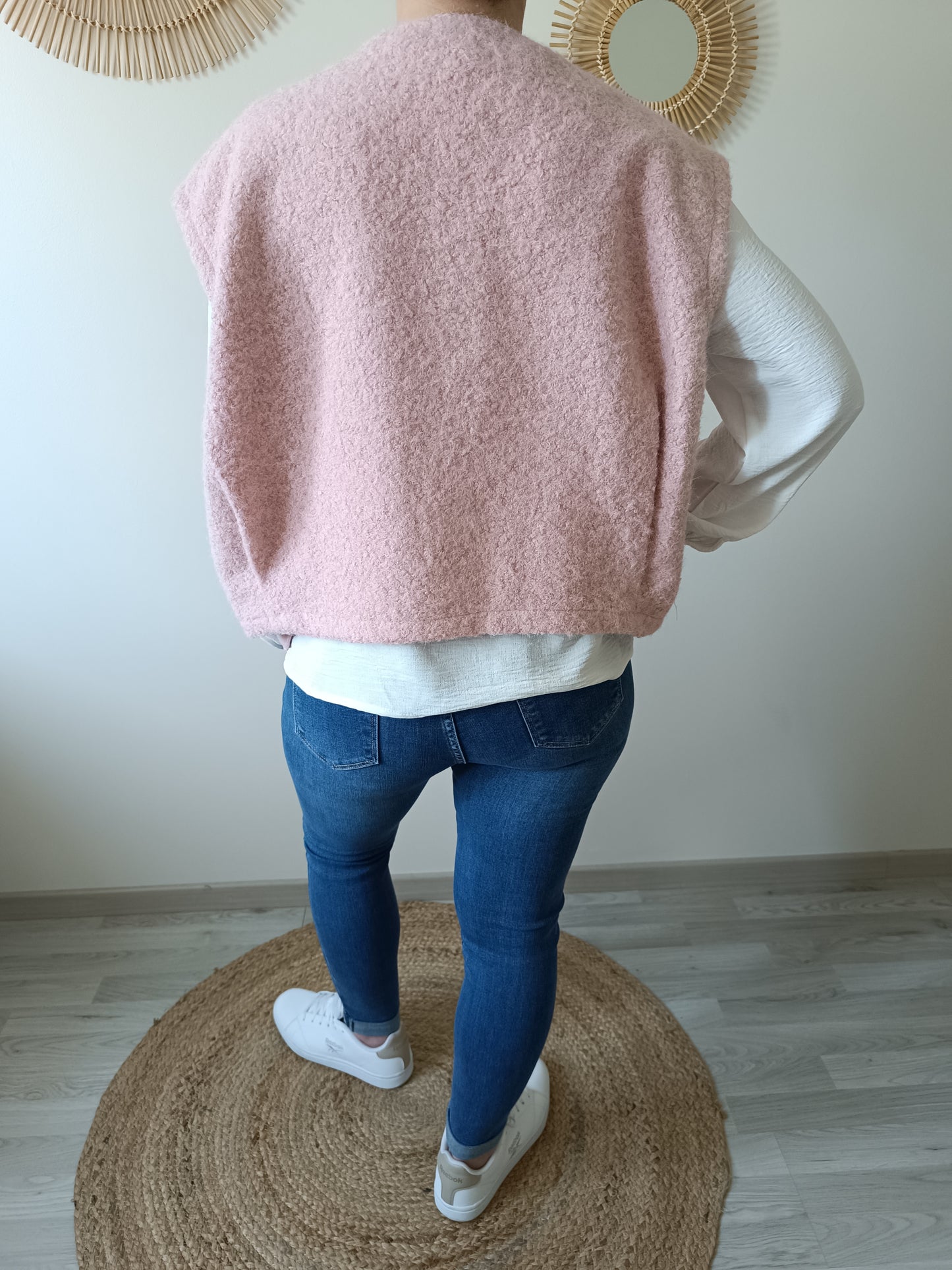 Gilet Dylan rose