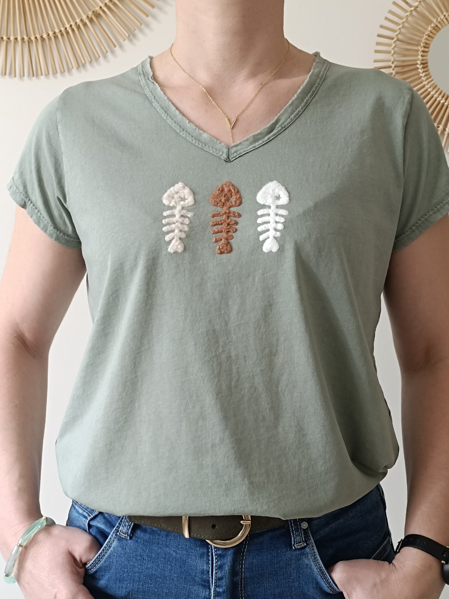Tee-shirt Sami kaki
