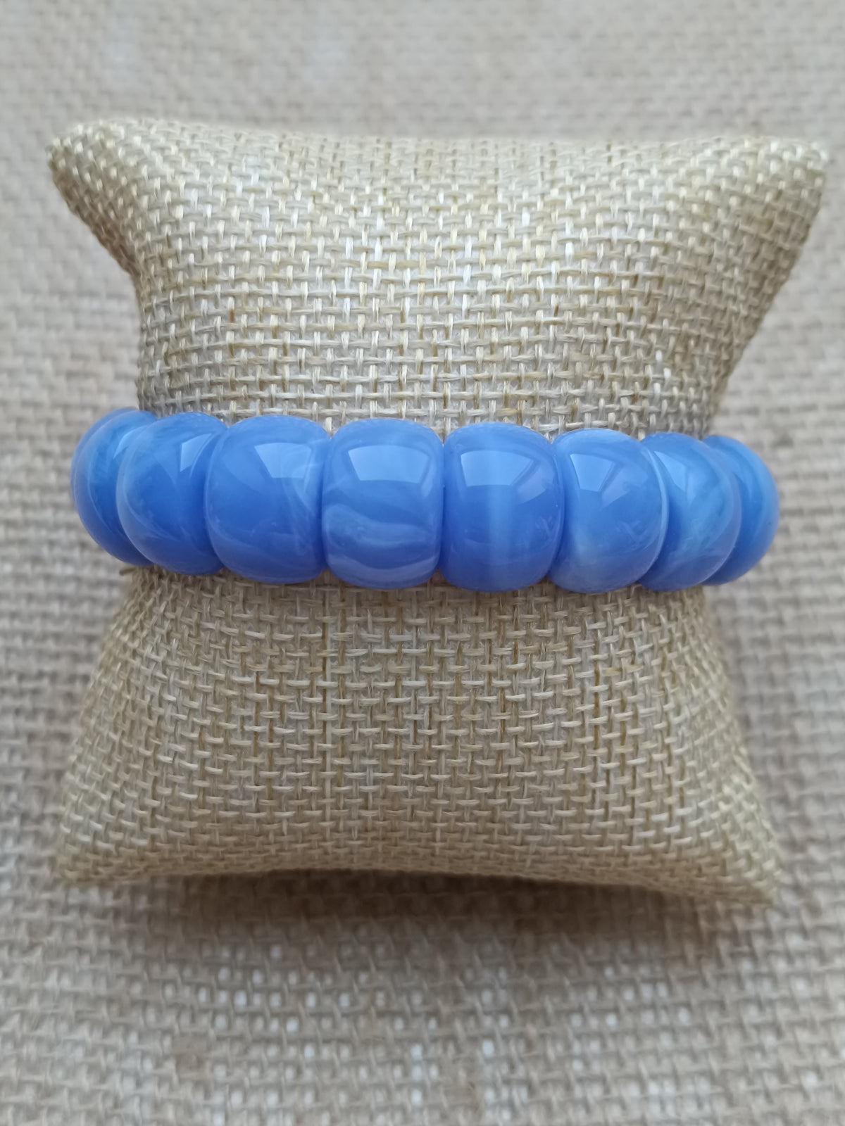 Bracelet élastique bleu
