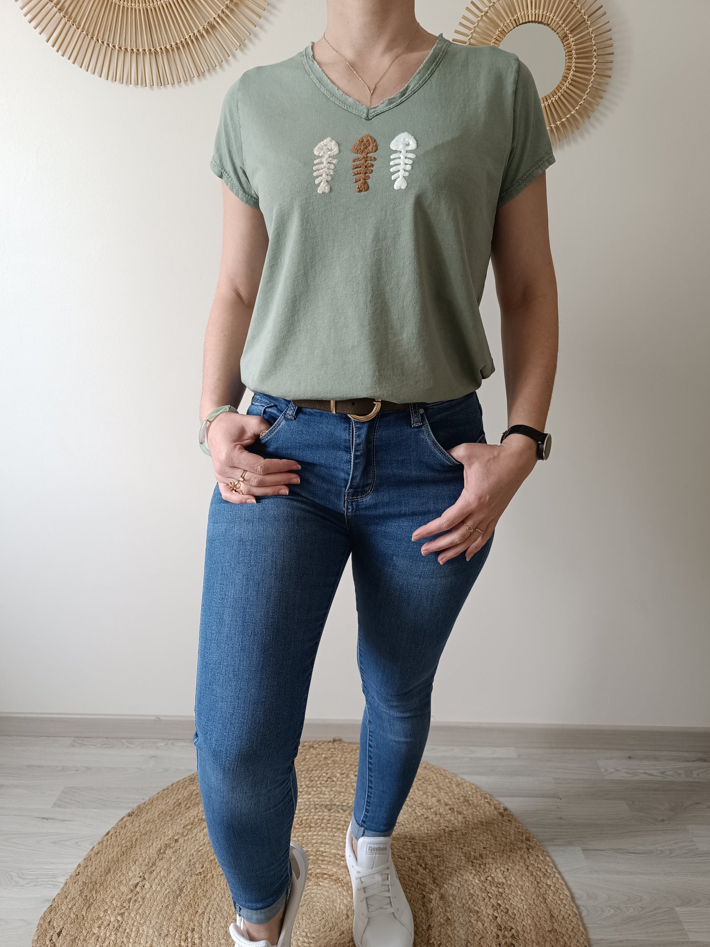 Tee-shirt Sami kaki