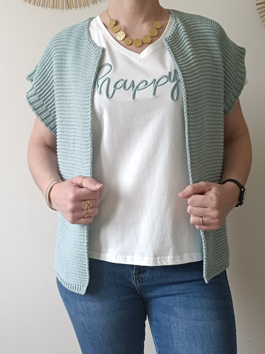 Gilet Martin Céladon