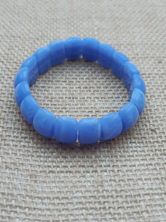 Bracelet élastique bleu