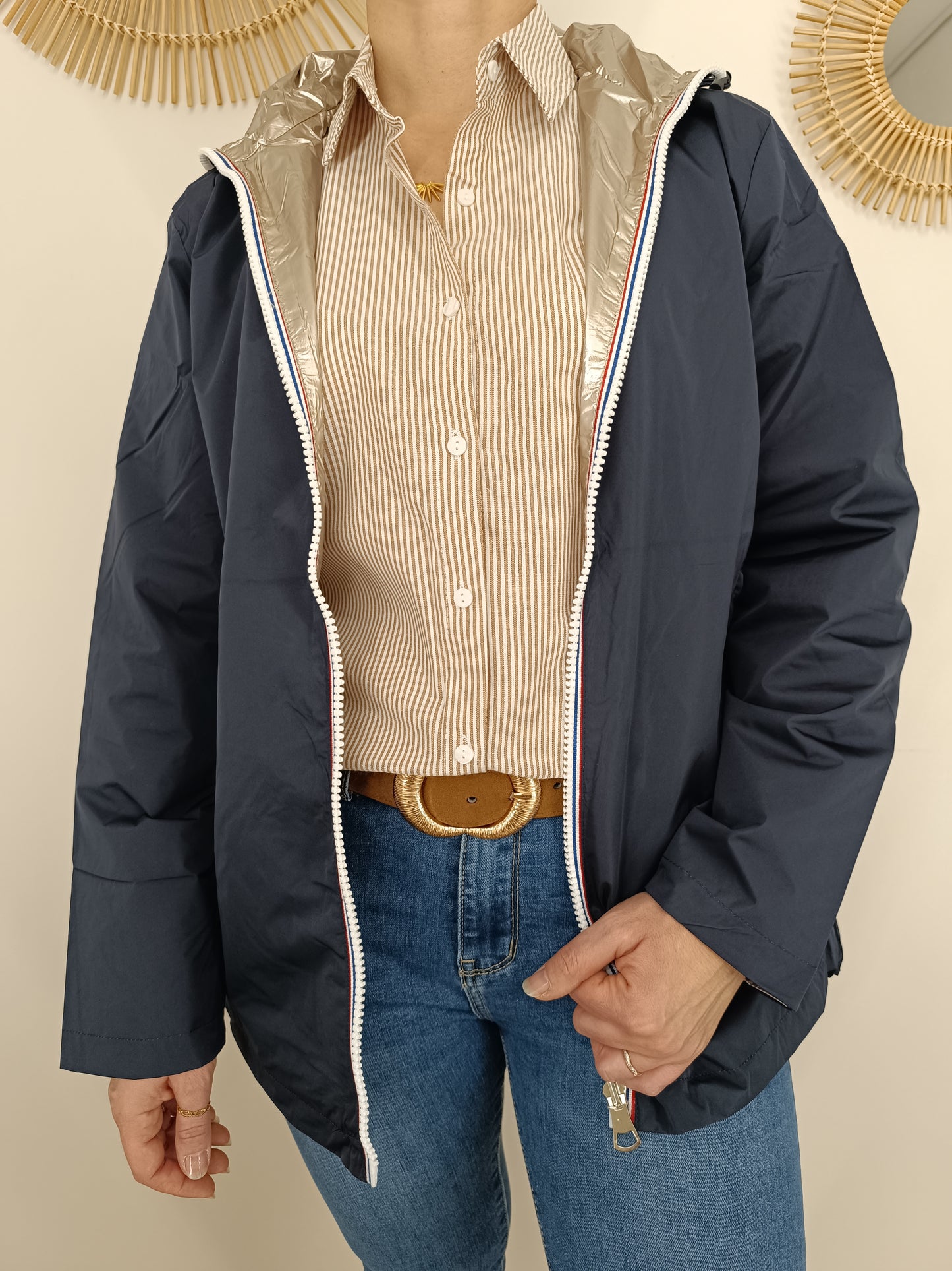 Coupe vent imperméable réversible Enola