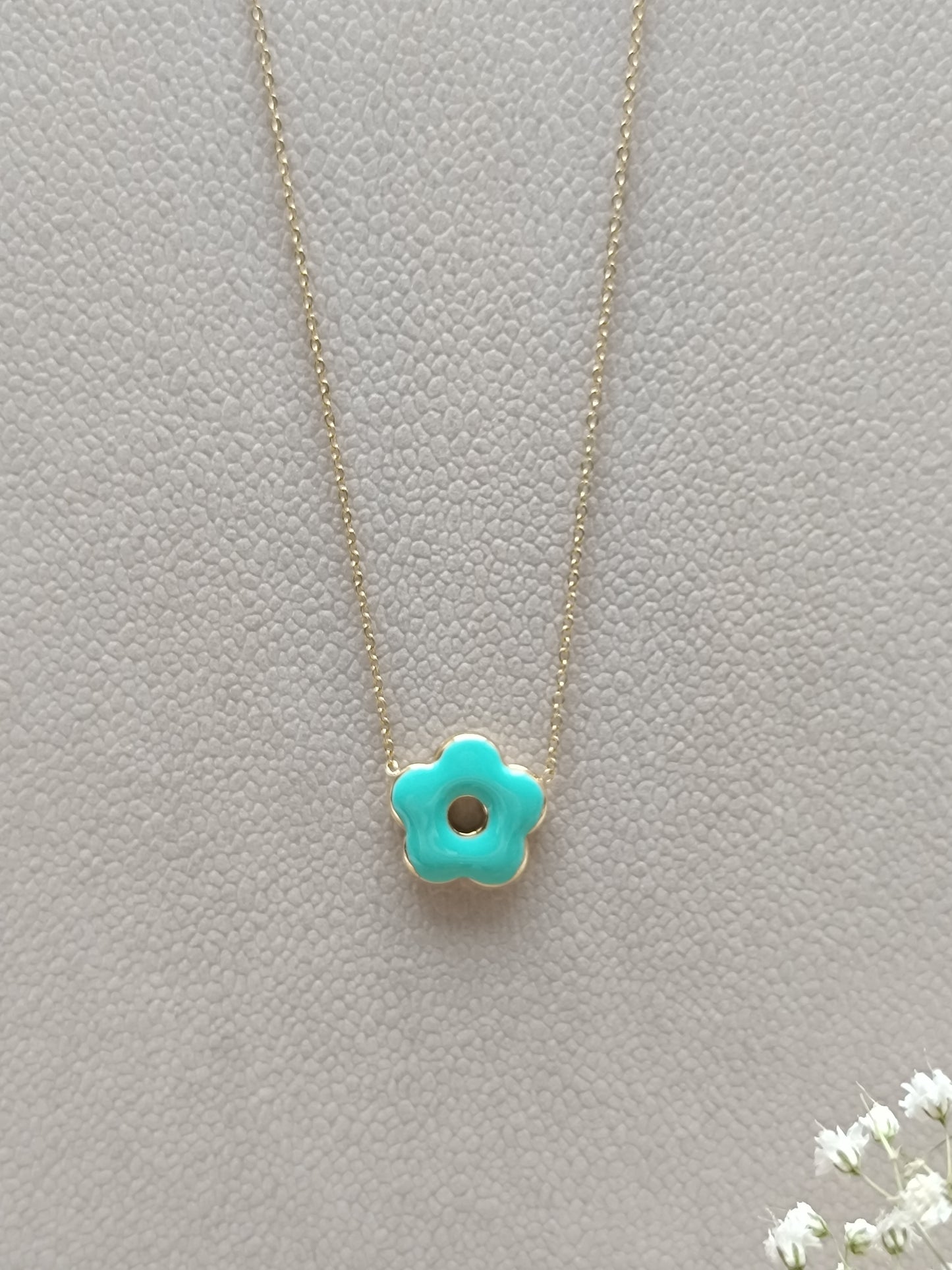 Collier Hermione vert clair