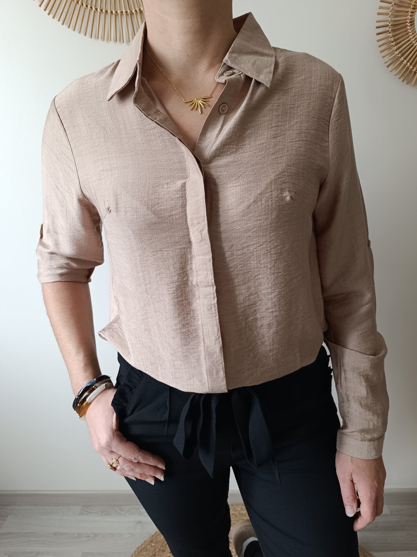 Chemise Marla marron