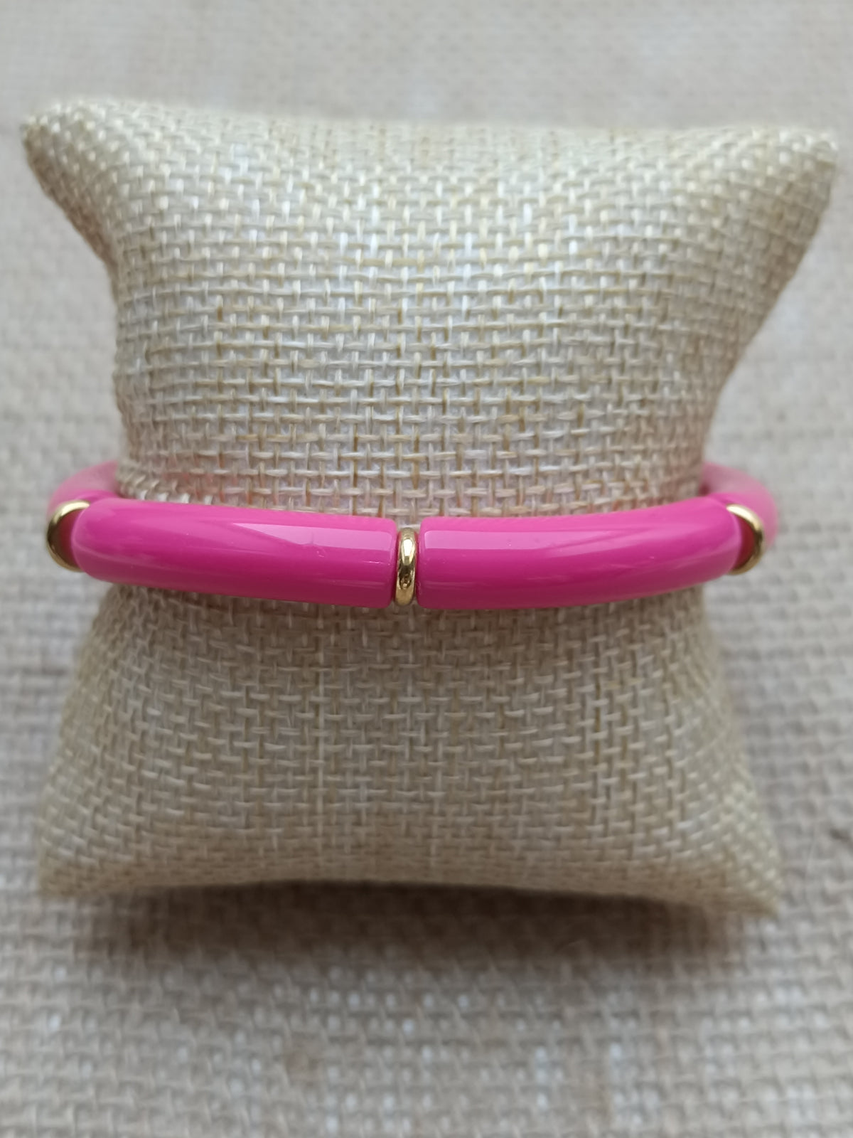 Bracelet élastique fuchsia
