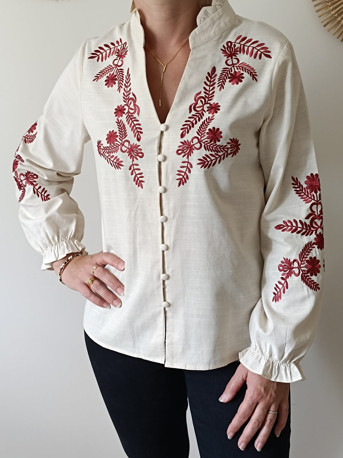 Chemisier Lucie beige