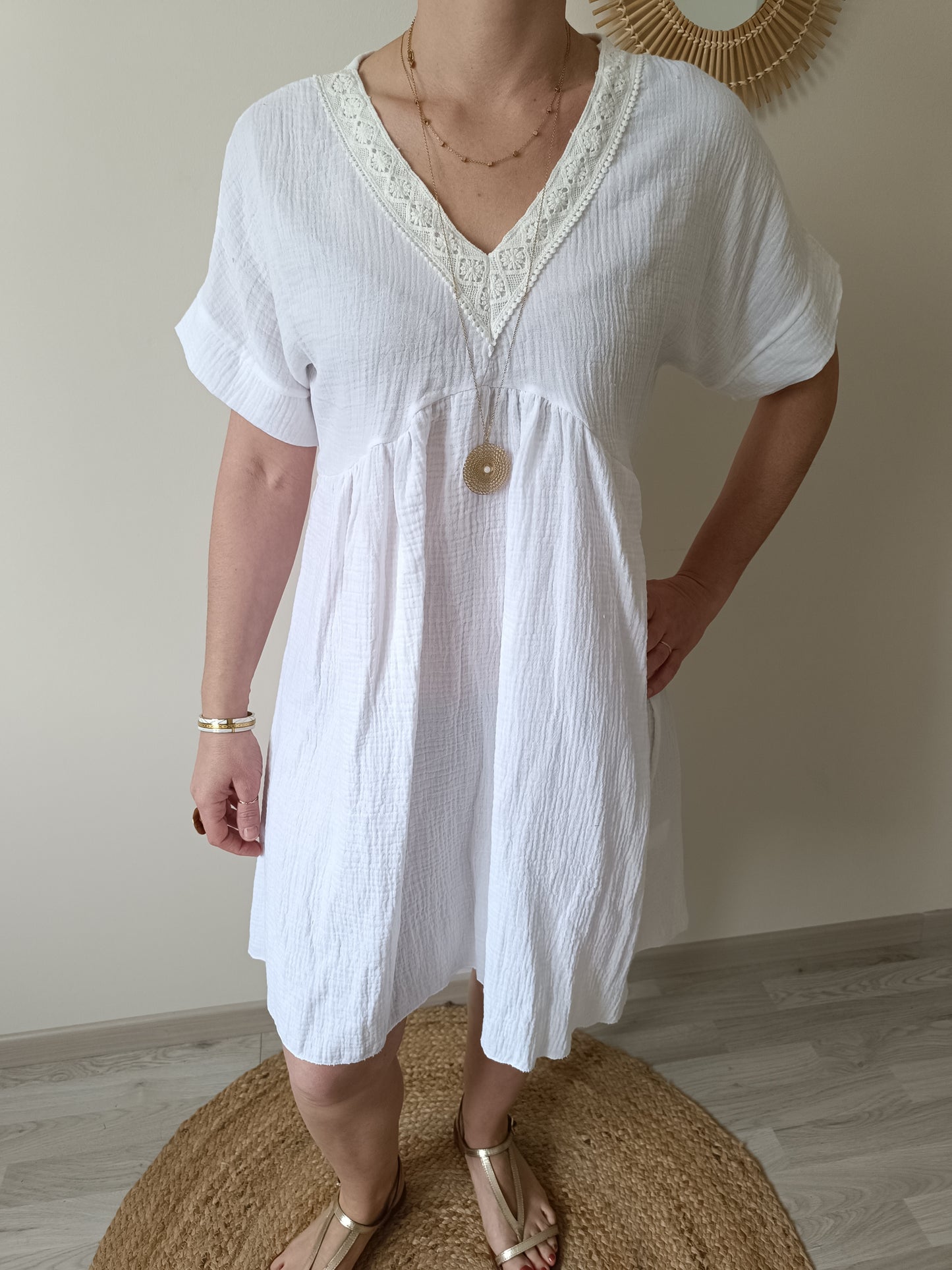 Robe Margaux blanche