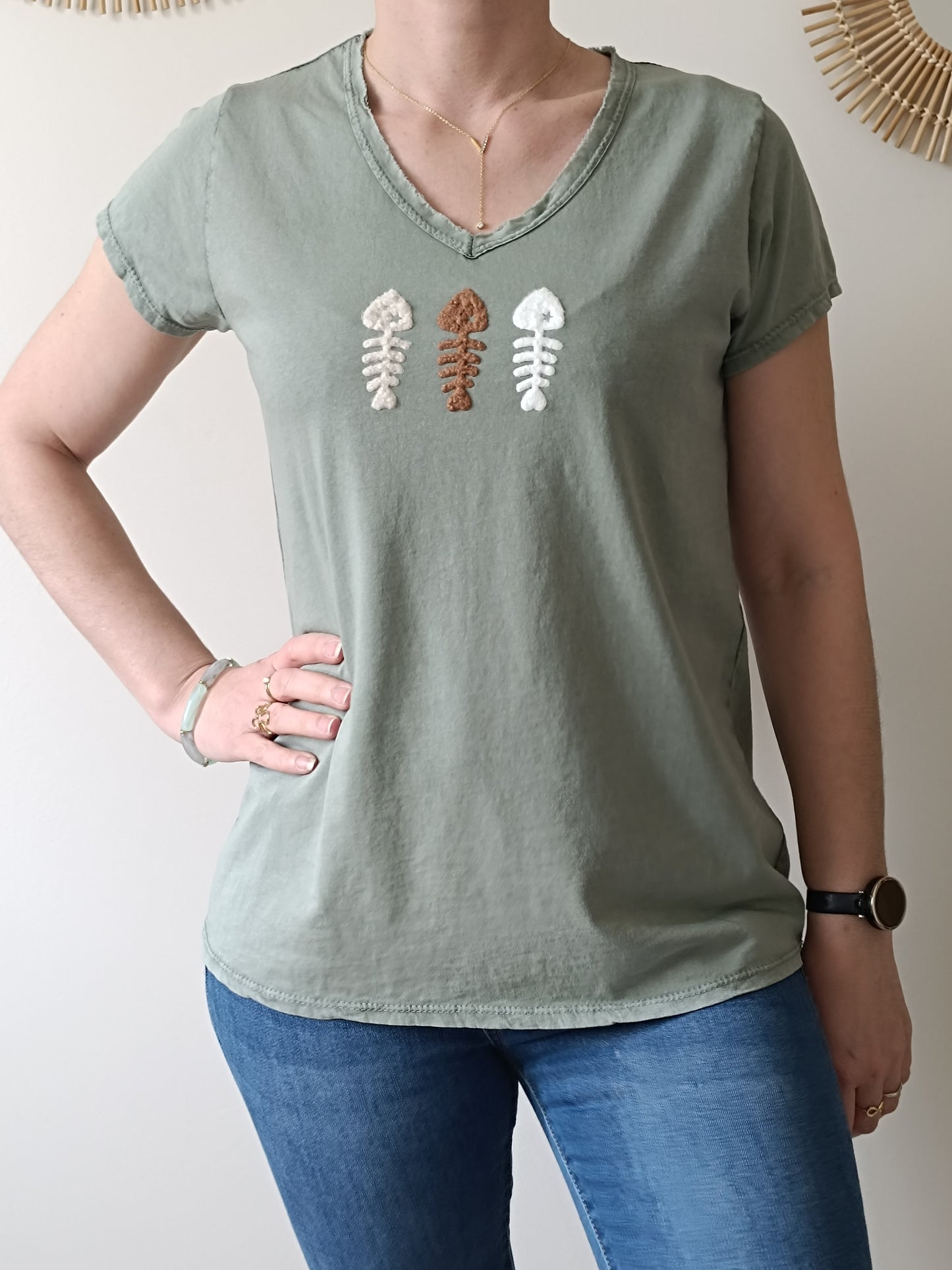 Tee-shirt Sami kaki
