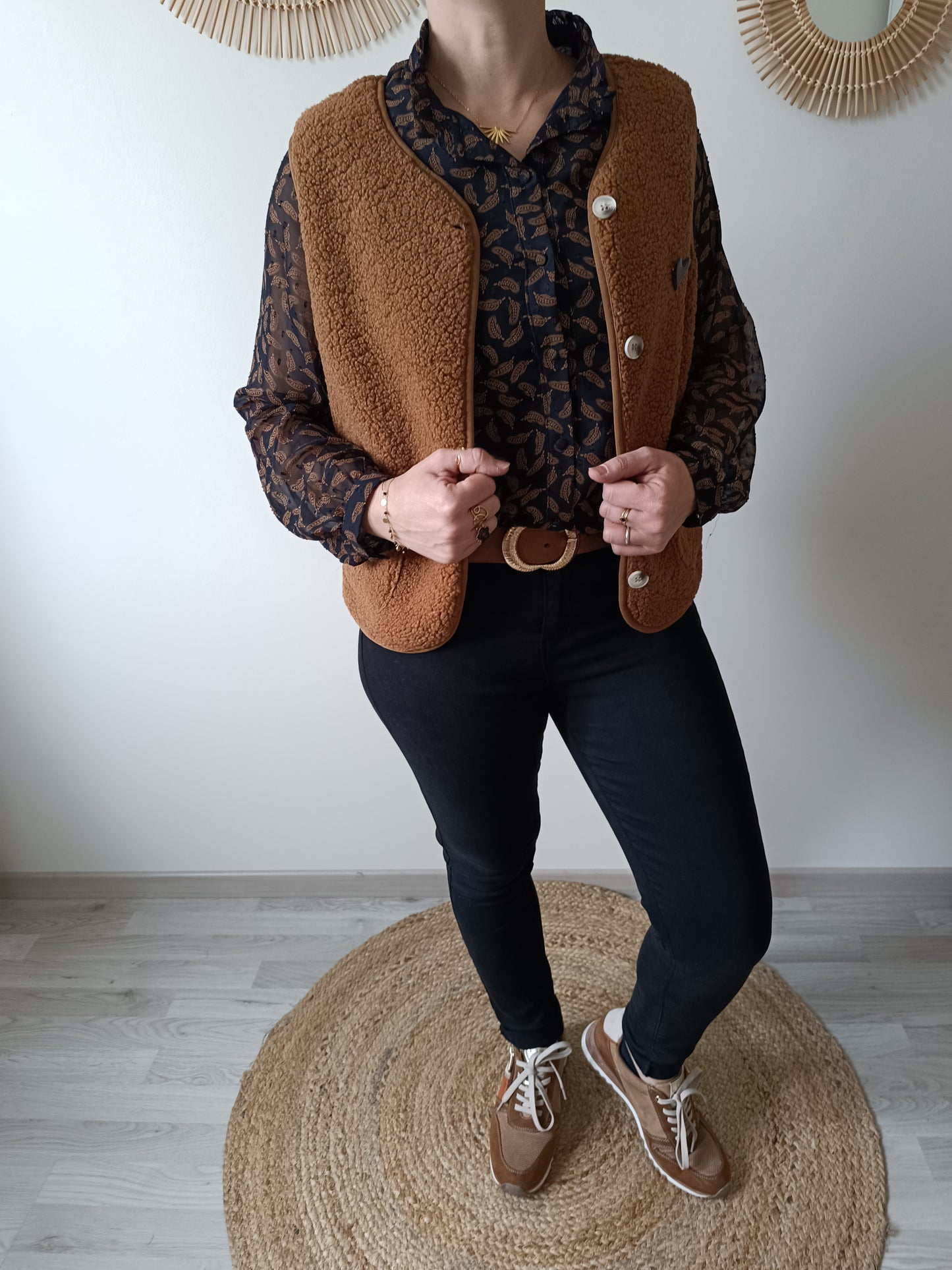 Gilet Julien camel