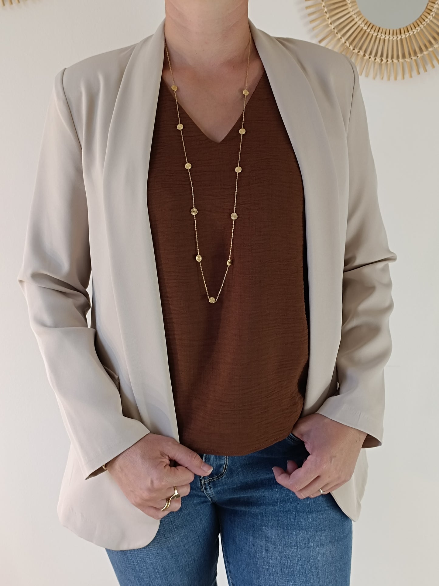 Blouse Kélia marron