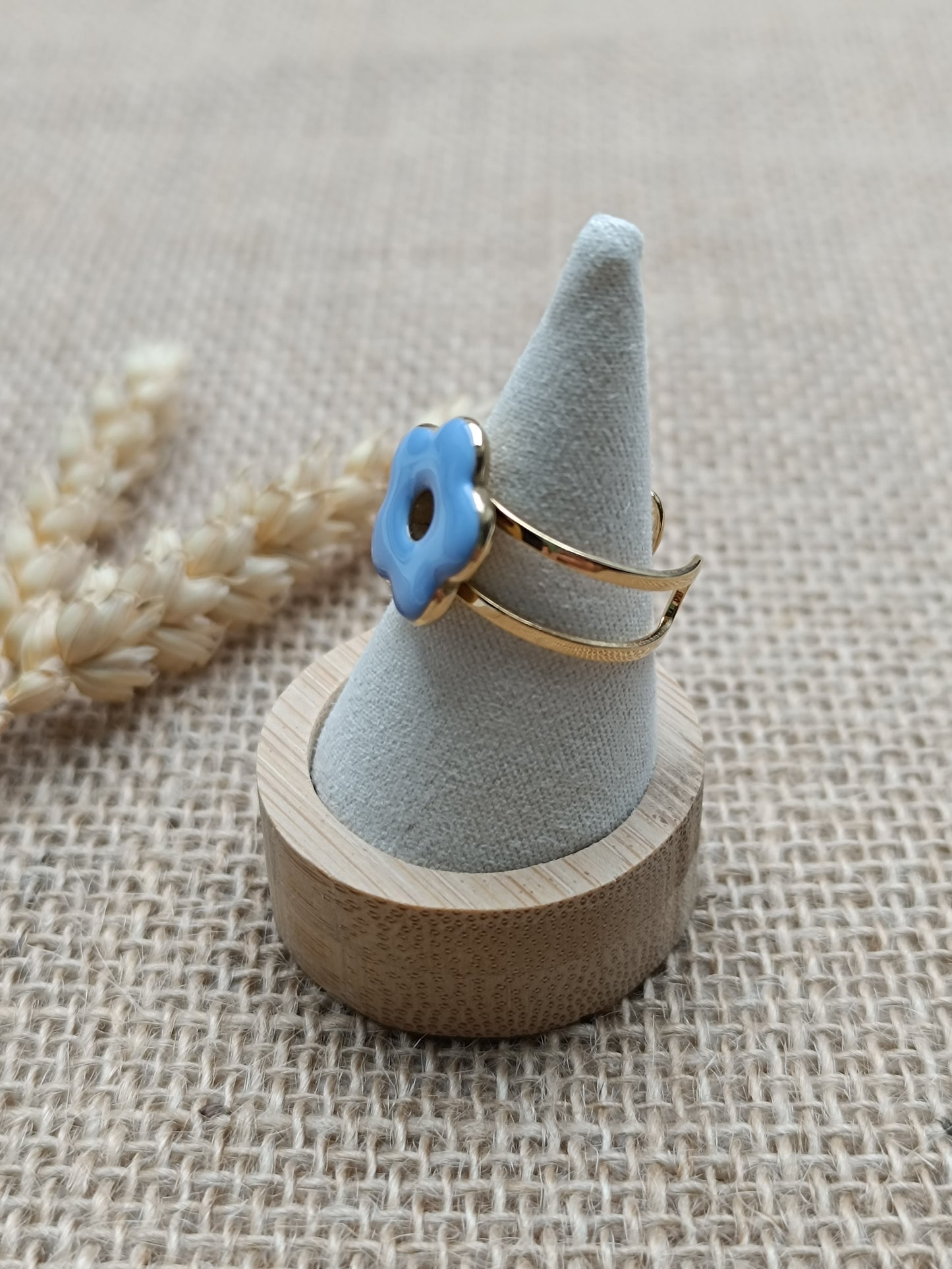 Bague Hermione bleu clair