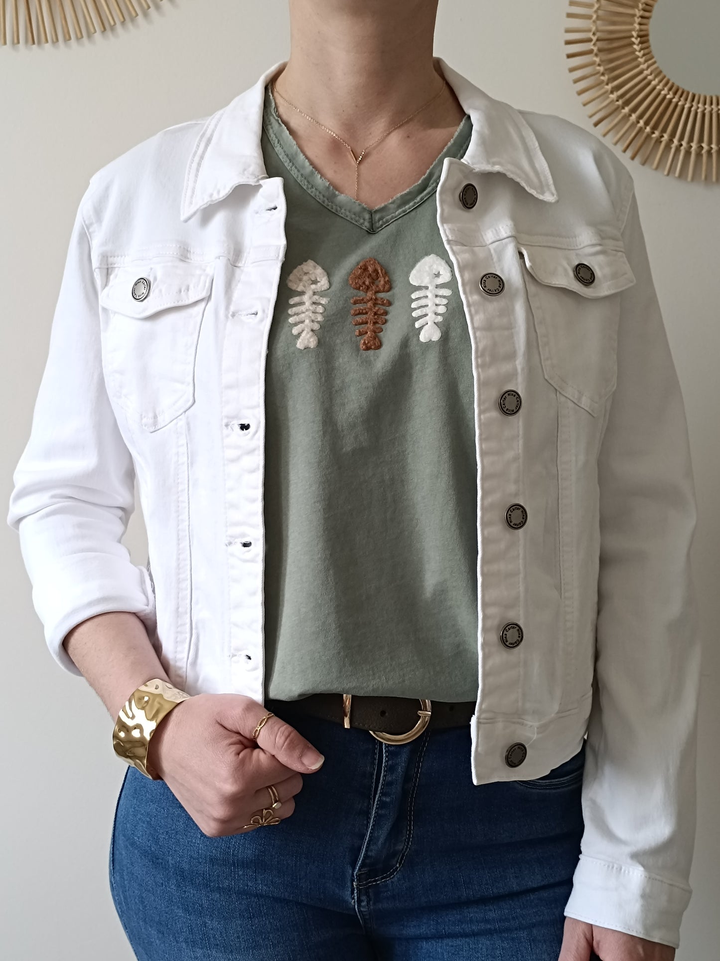 Tee-shirt Sami kaki