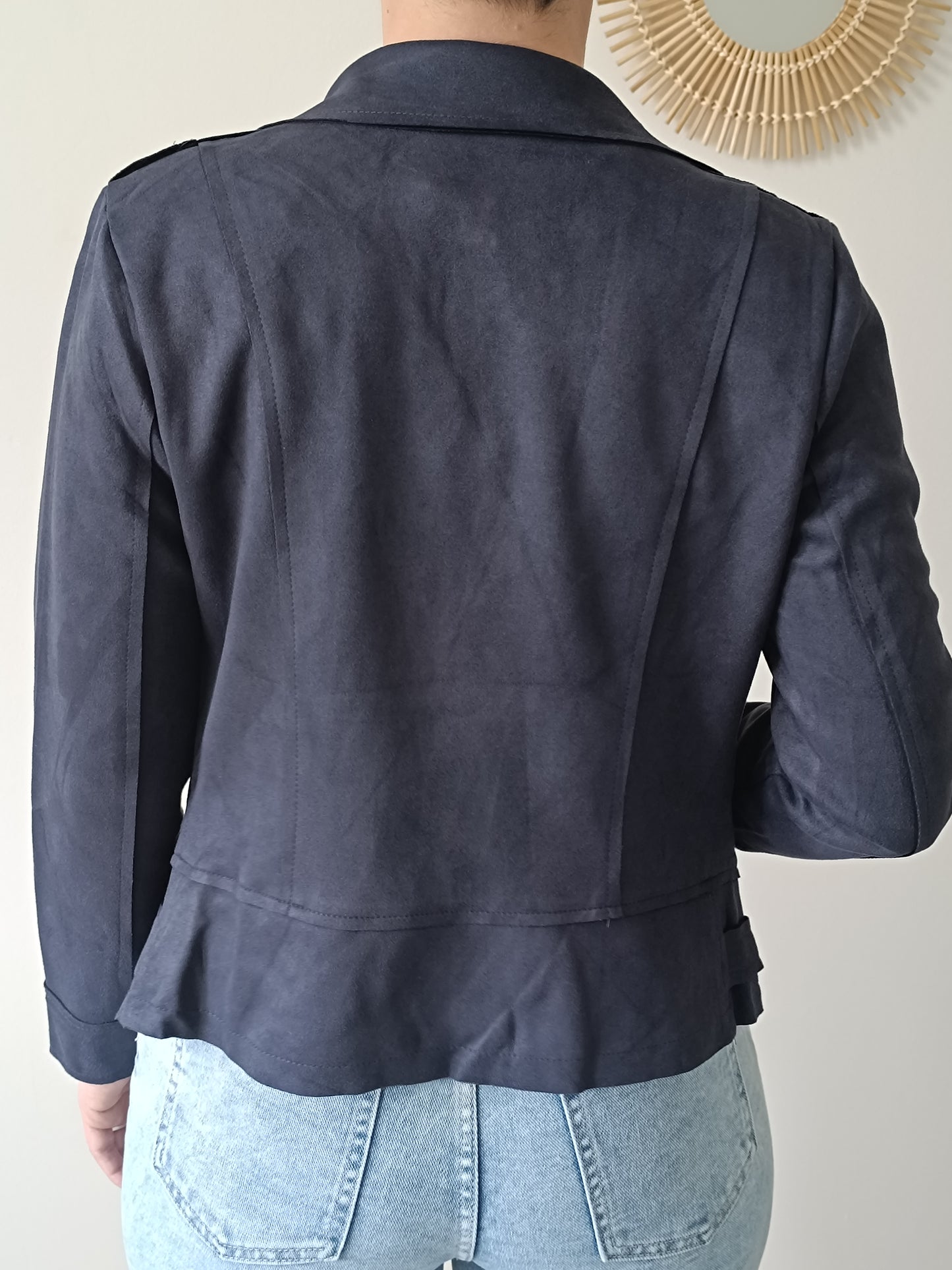 Perfecto suédine Liam marine