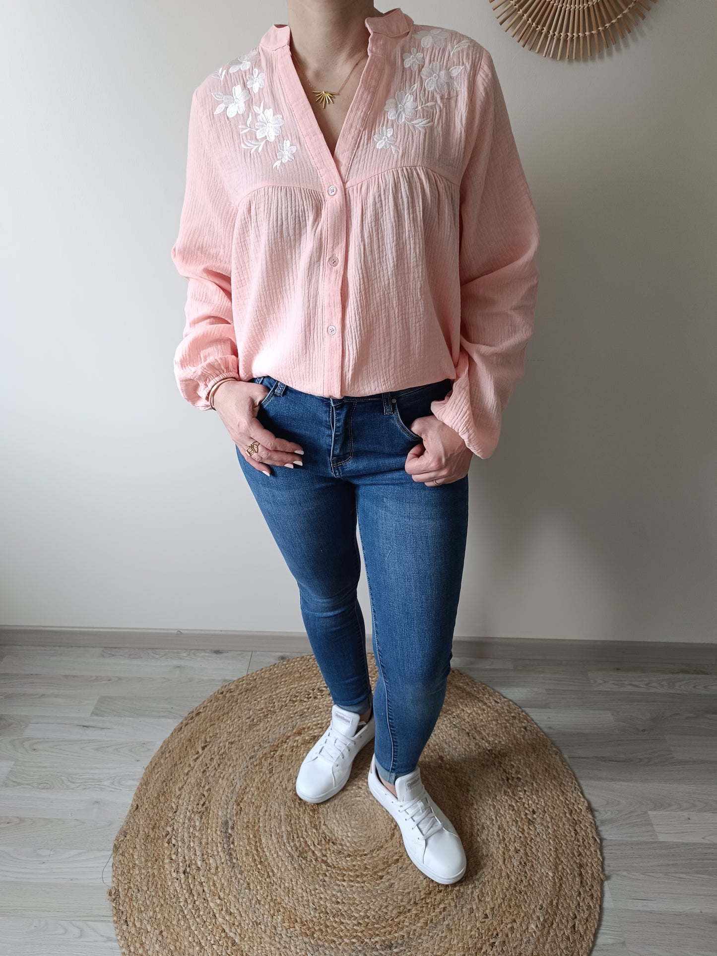 Chemisier Céléna Abricot