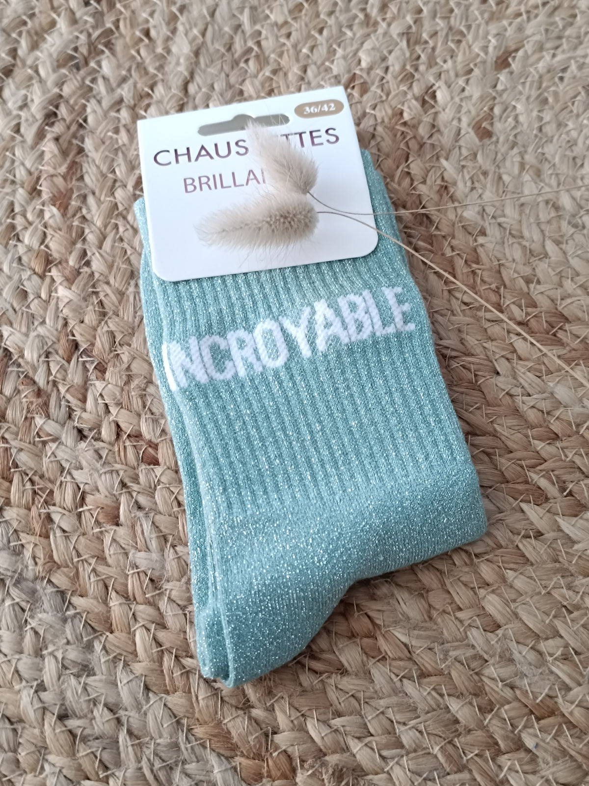 Chaussettes à paillettes - Incroyable