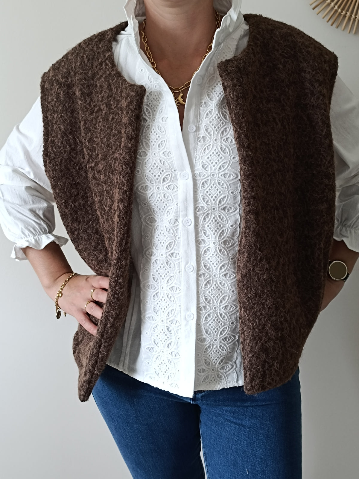 Gilet Tao chocolat