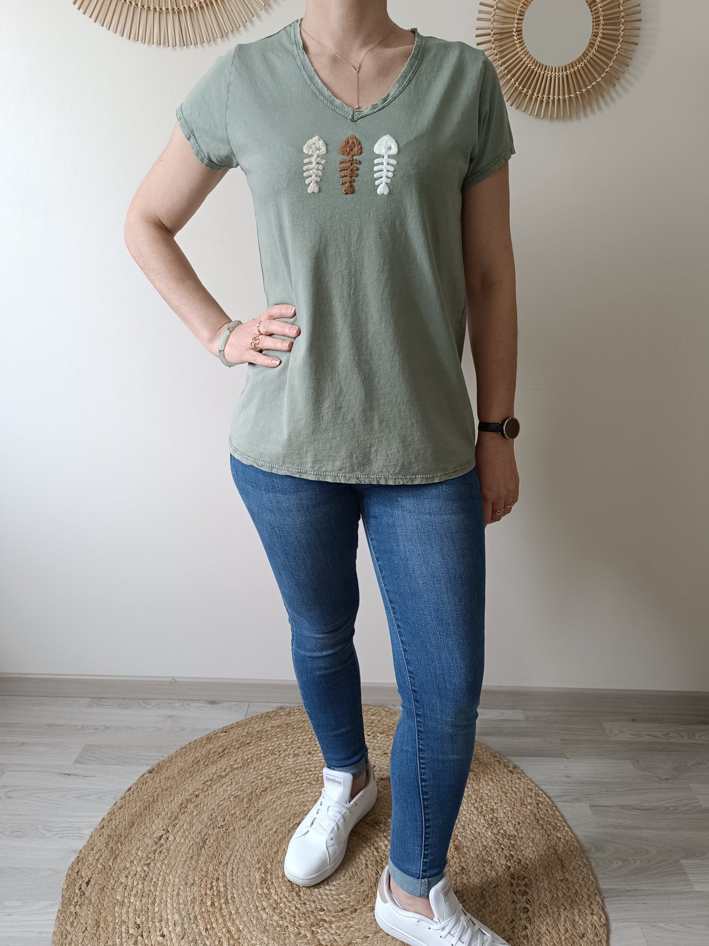 Tee-shirt Sami kaki