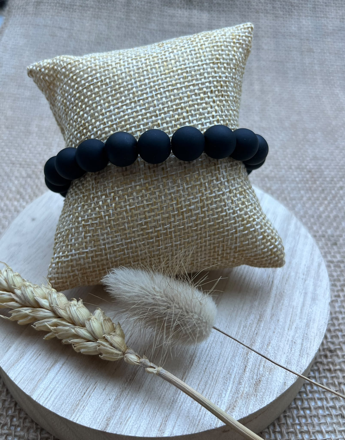 Bracelet élastique noir