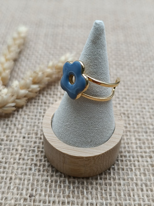 Bague Hermione bleu jeans