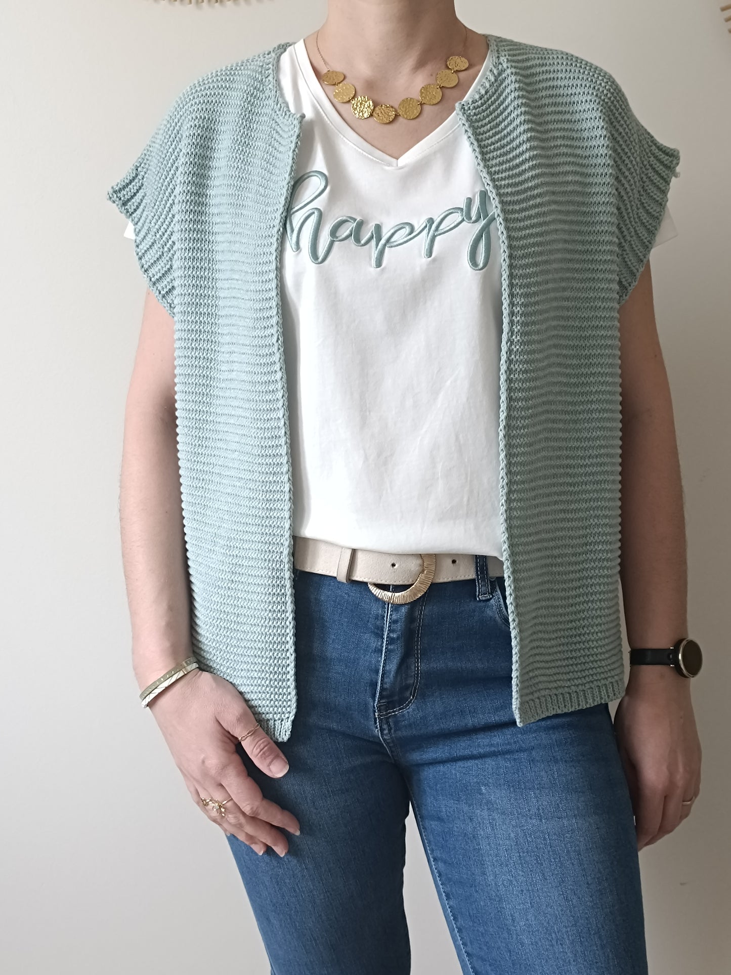 Gilet Martin Céladon