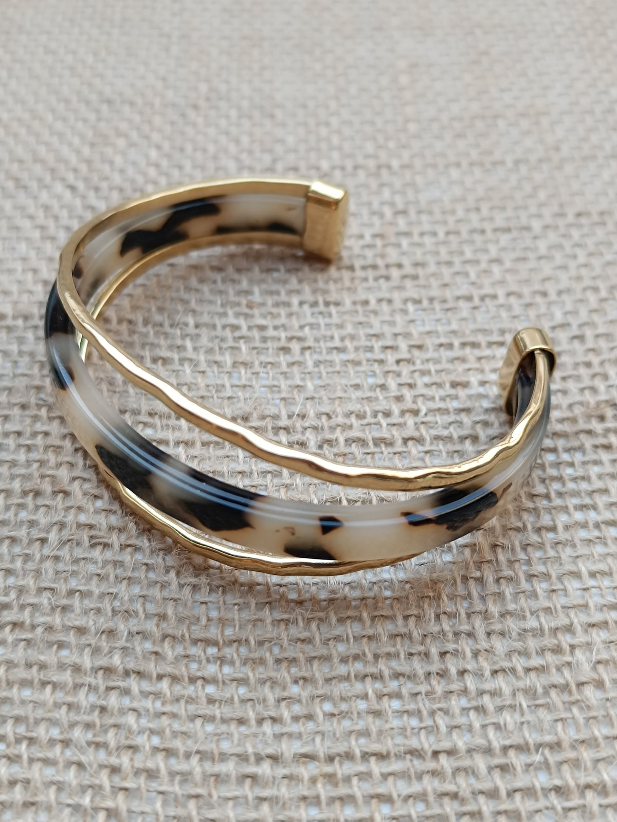 Bracelet Jonc Léopard