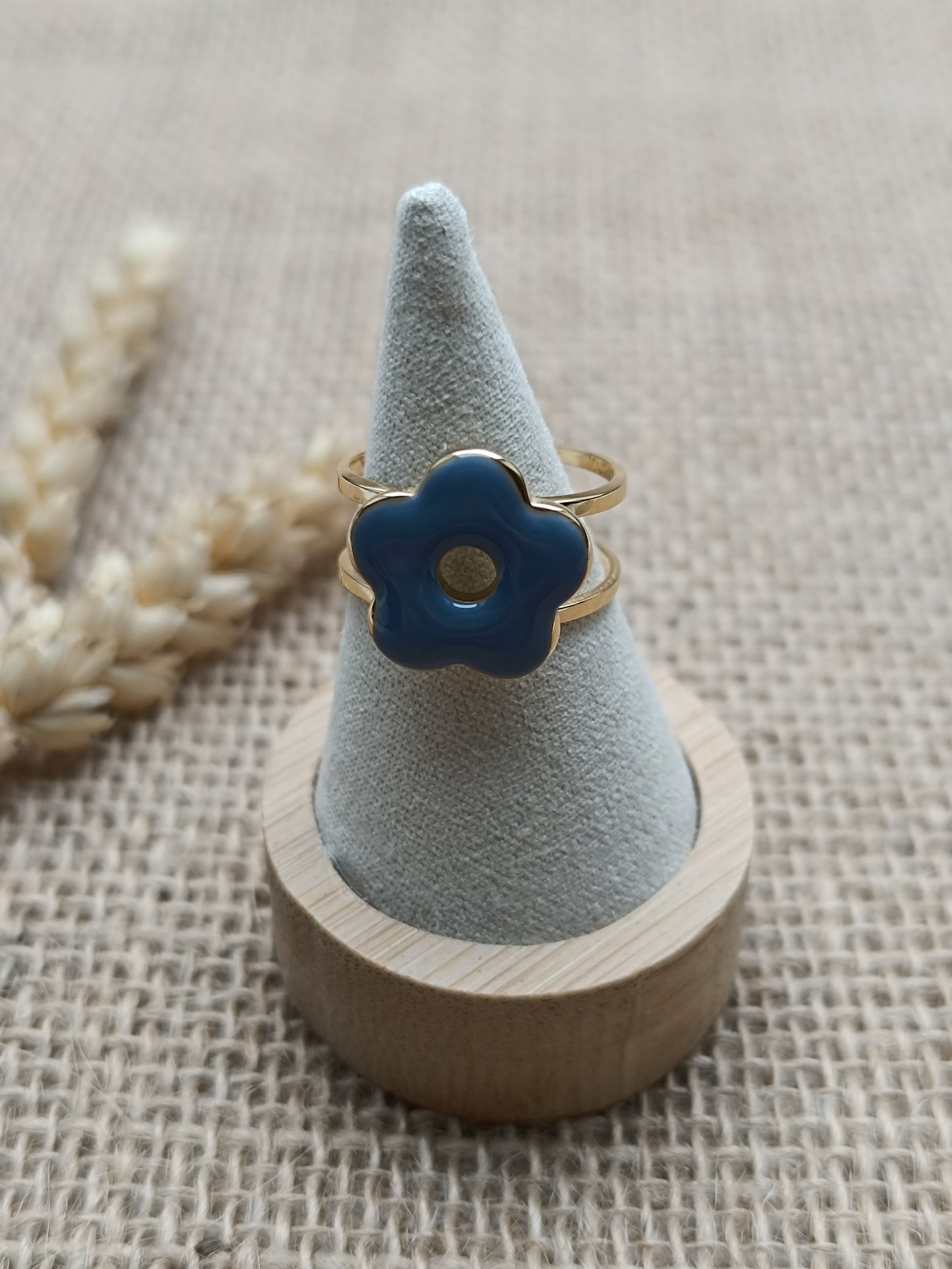 Bague Hermione bleu jeans