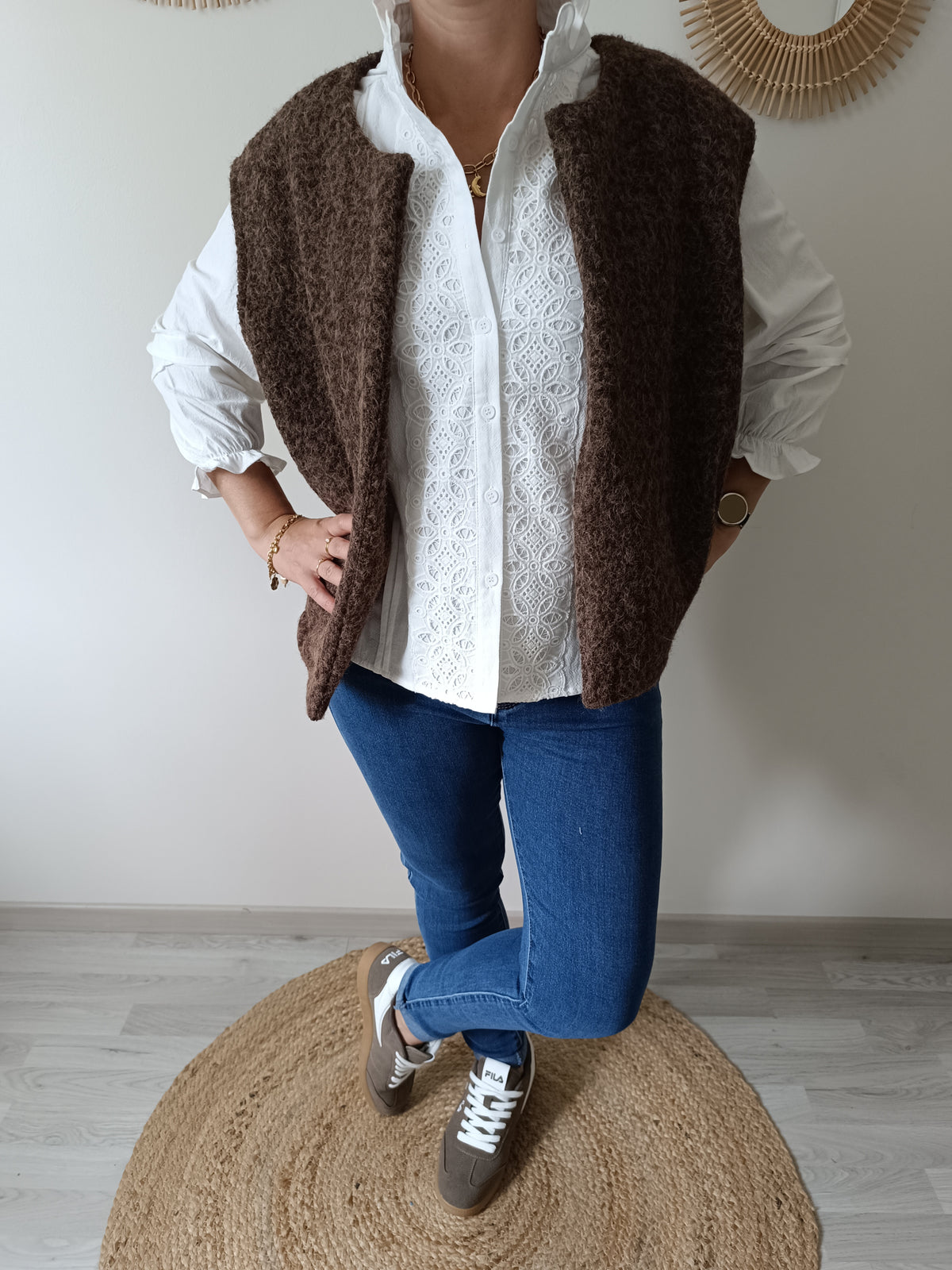 Gilet Tao chocolat