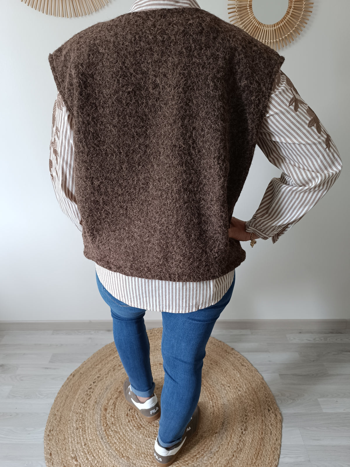 Gilet Tao chocolat