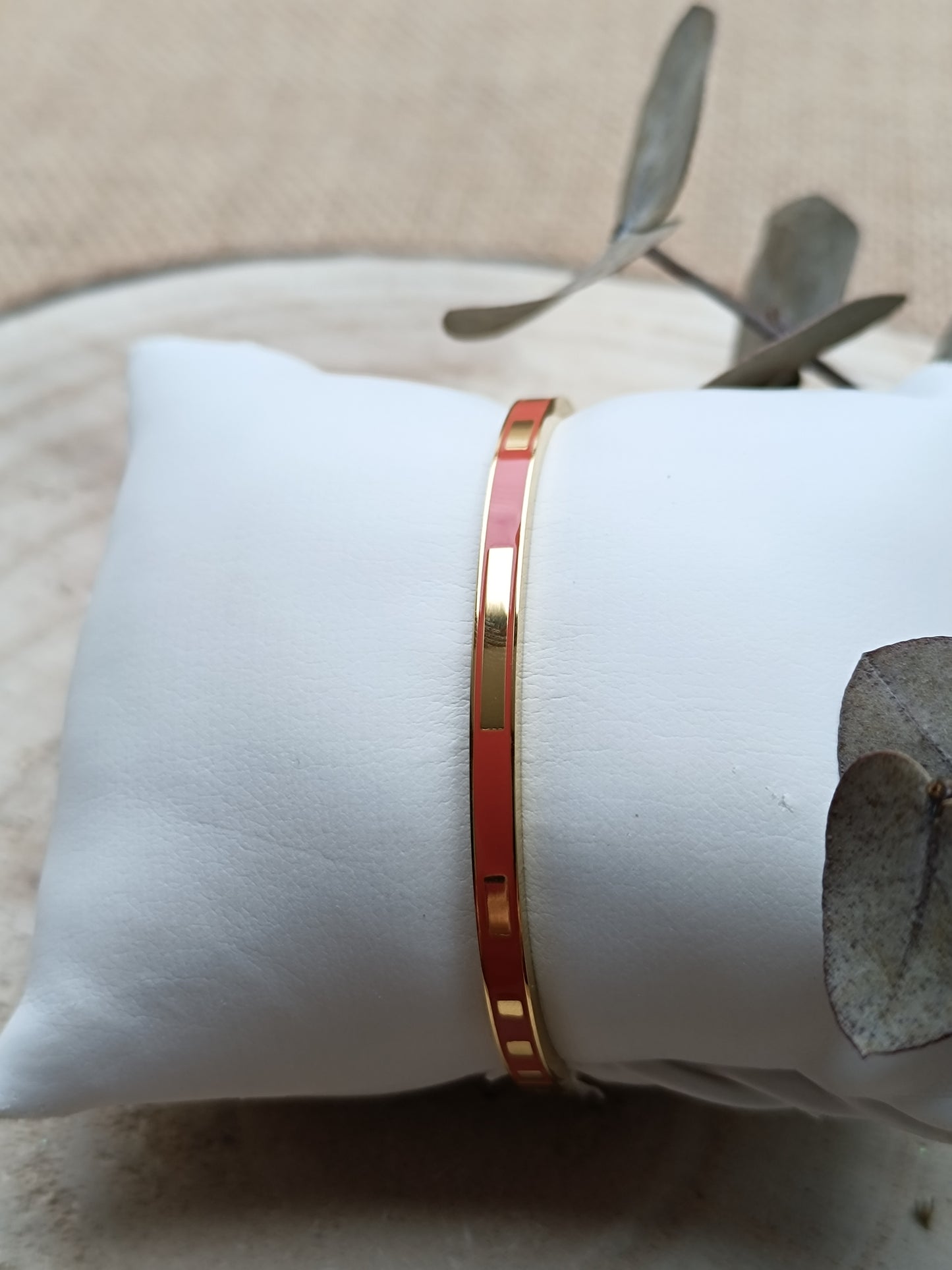 Bracelet Jonc corail