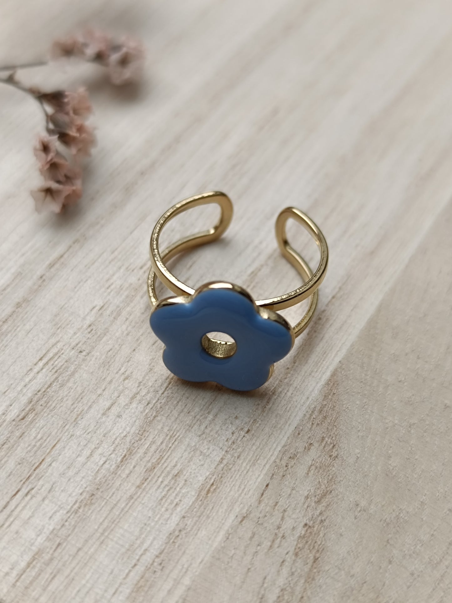 Bague Hermione bleu clair